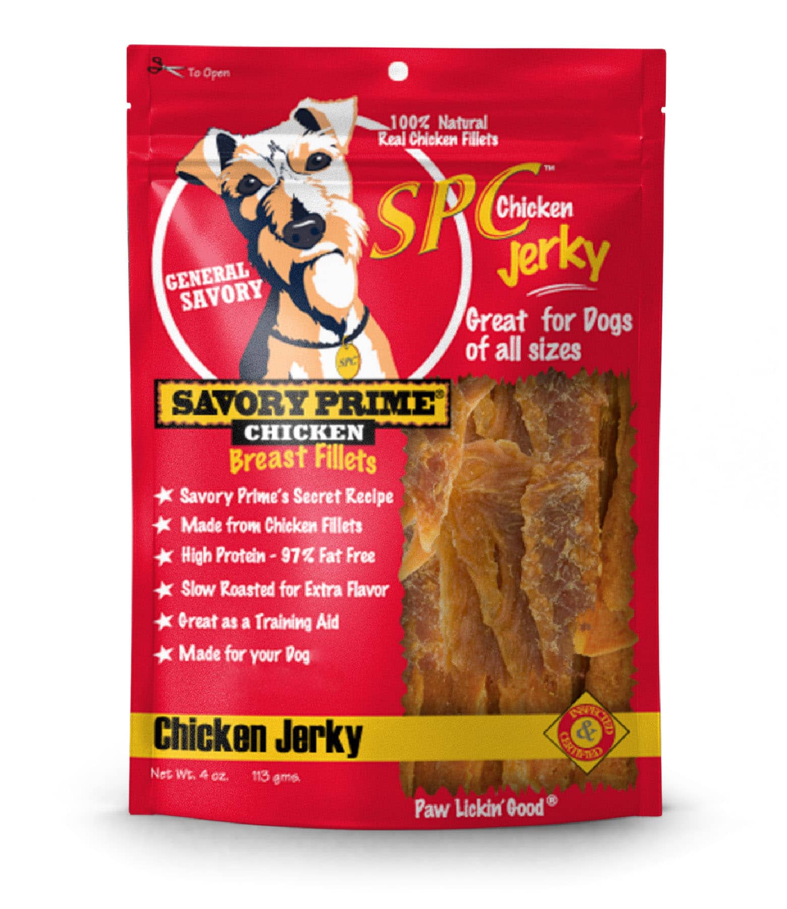 Natural Chicken Jerky - Savory Prime Pet Treats