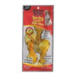 Beggar Bone Pork Skin Chicken Veggie Wraps Small 3 pk Savory Prime Pet Treats