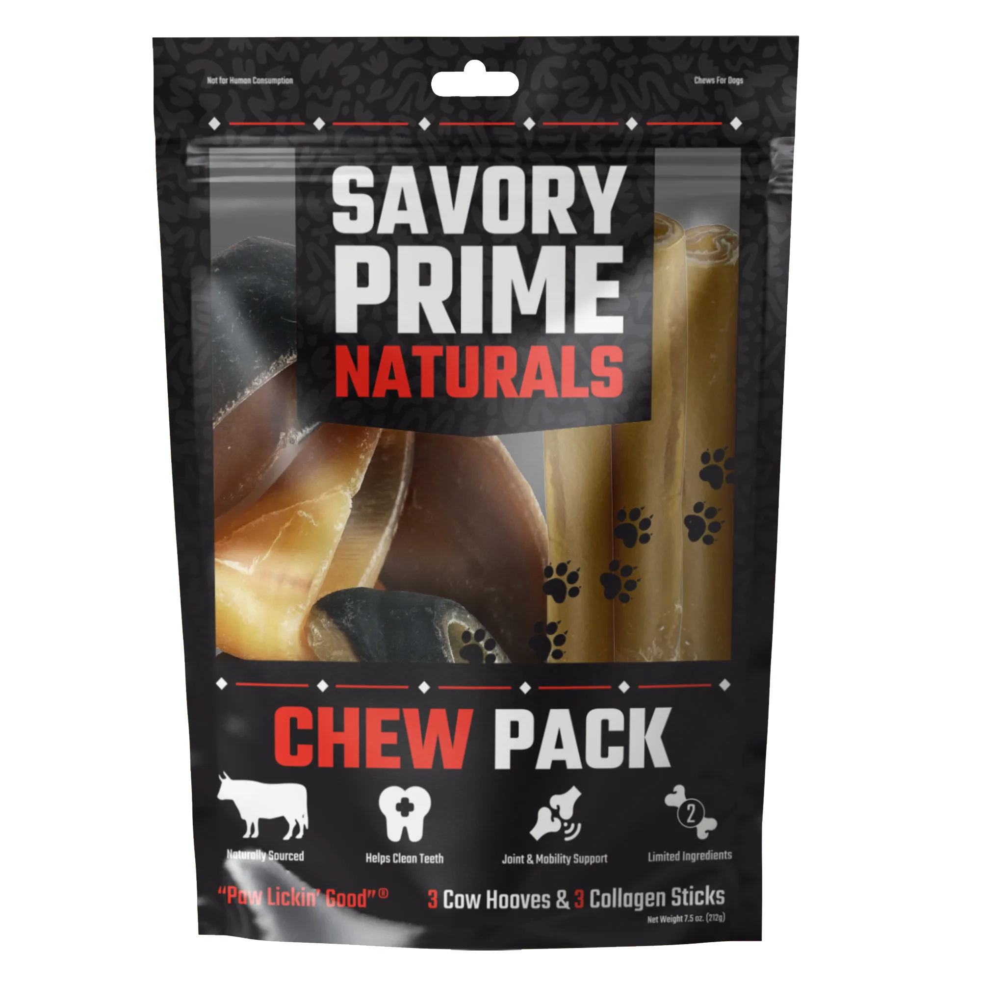 Naturals Chew Pack 6 ct 8 oz - Savory Prime Pet Treats